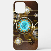 Steampunk Rusty Background met Turquoise Lenses Case-Mate iPhone Case (Achterkant)