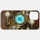 Steampunk Rusty Background met Turquoise Lenses Case-Mate iPhone Case (Achterkant (horizontaal))