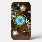 Steampunk Rusty Background met Turquoise Lenses Case-Mate iPhone Case (Achterkant)