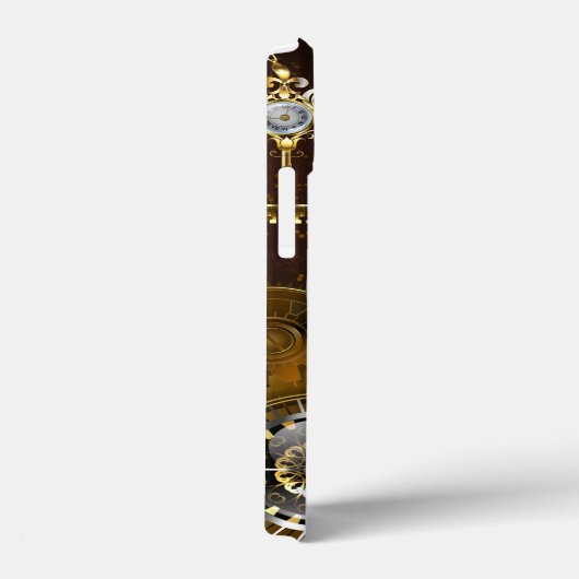 Steampunk Rusty Background met Turquoise Lenses Case-Mate iPhone Case (Achterkant / Rechts)