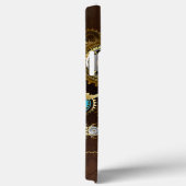 Steampunk Rusty Background met Turquoise Lenses Case-Mate iPhone Case (Achterkant / Rechts)