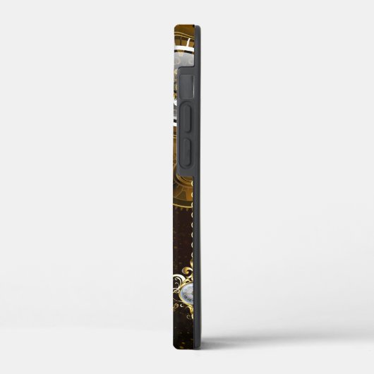 Steampunk Rusty Background met Turquoise Lenses Case-Mate iPhone Case (Achterkant / Links)