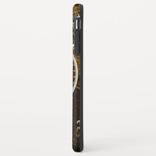 Steampunk Rusty Background met Turquoise Lenses Case-Mate iPhone Case (Achterkant/links)