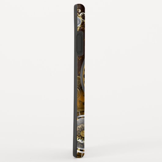 Steampunk Rusty Background met Turquoise Lenses Case-Mate iPhone Case (Achterkant/rechts)