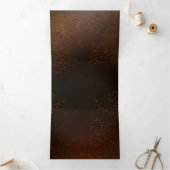 Steampunk Rusty Background met Turquoise Lenses Drieluik Programma (Binnen)