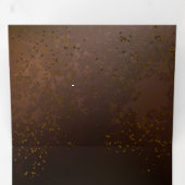 Steampunk Rusty Background met Turquoise Lenses Drieluik Wenskaart (Binnenzijde eerst)