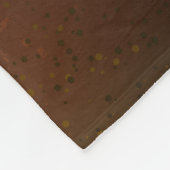 Steampunk Rusty Background met Turquoise Lenses Fleece Deken (Hoek)