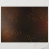 Steampunk Rusty Background met Turquoise Lenses Flyer (Achterkant)