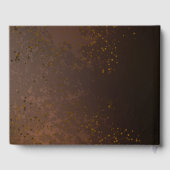 Steampunk Rusty Background met Turquoise Lenses Gastenboek (Achterkant)