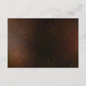 Steampunk Rusty Background met Turquoise Lenses Informatiekaartje (Achterkant)