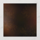 Steampunk Rusty Background met Turquoise Lenses Programmakaart (Achterkant)