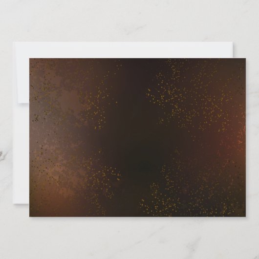 Steampunk Rusty Background met Turquoise Lenses Save The Date (Achterkant)