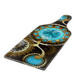 Steampunk Rusty Background met Turquoise Lenses Snijplank (Hoek)