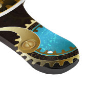 Steampunk Rusty Background met Turquoise Lenses Snijplank (Hoek)