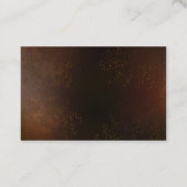 Steampunk Rusty Background met Turquoise Lenses Visitekaartje (Achterkant)