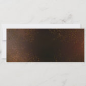 Steampunk Rusty Background with Turquoise Lenses Kaart (Achterkant)