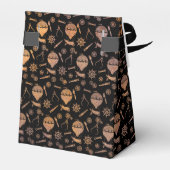 Steampunk Rusty Balloons Aangepast monogram Bedankdoosjes (Achterkant)