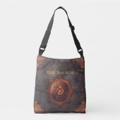 Steampunk Rusty Clock Crossbody Tas (Voorkant)