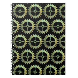Steampunk Rusty Clockwork Gears Notitieboek