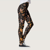 Steampunk Rusty Crows en Gears Leggings (Rechts)