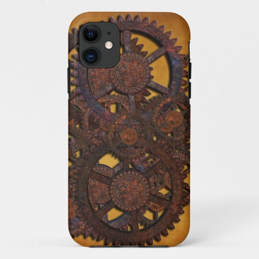 Steampunk Rusty Gears Case-Mate iPhone Case (Achterkant)