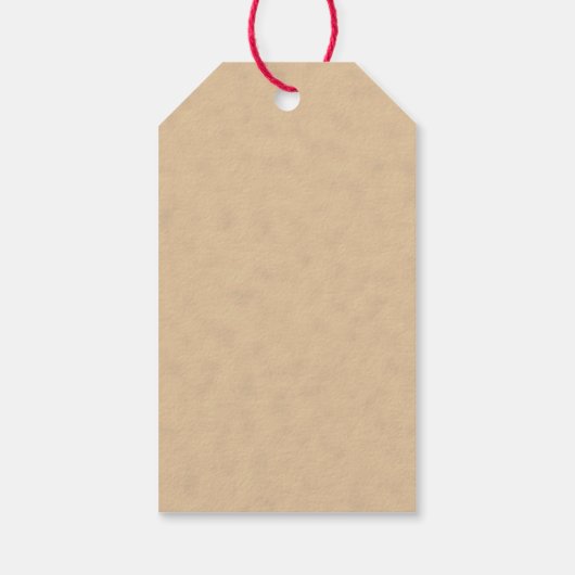 Steampunk Rusty Gears en Crows Custom Monogram Cadeaulabel (Achterkant)