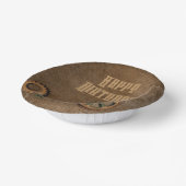 Steampunk Rusty Gears Happy Birthday Paper Borden Papieren Kommen (Gebogen)