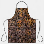 Steampunk Rusty Gears Monogram Schort (Voorkant)