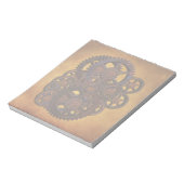 Steampunk Rusty Gears Notitieblok (Linkerzijde)