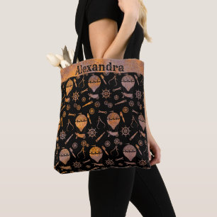 Steampunk Rusty Hete Luchtballonnen Aangepaste Naa Tote Bag