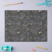 Steampunk Rusty Metal Flowers voor Decoupage Tissuepapier (Craft)