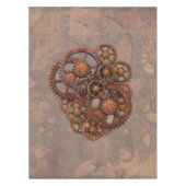 Steampunk Rusty Metal Gears met schaduwen Tafelkleed (Voorkant)