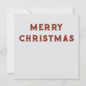 Steampunk Santa Christmas Wenskaart (Achterkant)