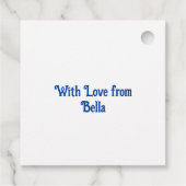 Steampunk Santa Claus Bedankjes Labels (Achterkant)