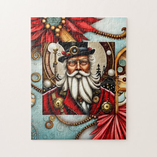 Steampunk Santa Claus Legpuzzel (Verticaal)
