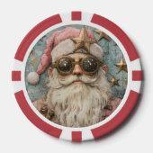 Steampunk Santa Claus Poker Chips (Voorkant)