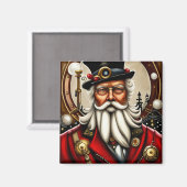 Steampunk Santa Magneet (Voorkant / Achterkant)