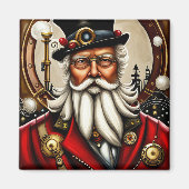 Steampunk Santa Magneet (Voorkant)