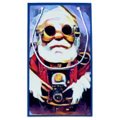 Steampunk Santa-Meiya Styled Klein Cadeauzakje (Achterkant)