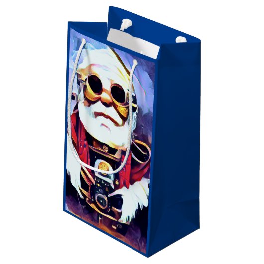 Steampunk Santa-Meiya Styled Klein Cadeauzakje (Achterkant Gekanteld)