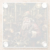 Steampunk Santa Onderzetter (Achterkant)