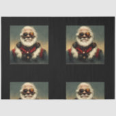 Steampunk Santa Tissue Paper Tissuepapier (Voorkant)