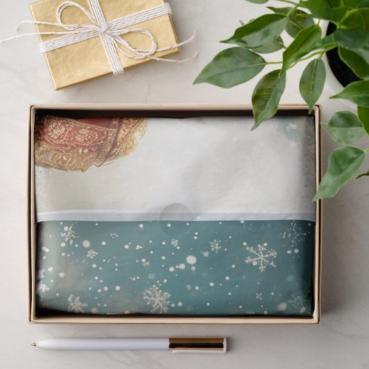 Steampunk Santa Tissuepapier (Geschenk)