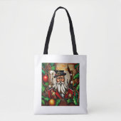 Steampunk Santa Yuletide Enchanter Tote Bag (Voorkant)
