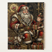 Steampunk Santa's Werkplaats Planner (Achterkant)