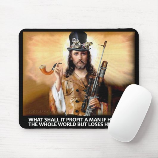 Steampunk Savior Muismat (Met muis)