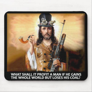 Steampunk Savior Muismat