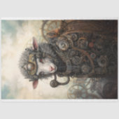 Steampunk Schaap 2 Decoupage Papier (Voorkant)