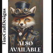 Steampunk Schattig Elegante Vos BR8 Decoupage Tissuepapier