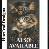 Steampunk Schattige Chic Cat Kitten BR5 Decoupage Tissuepapier